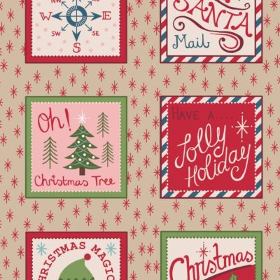Christmas Labels Parchment