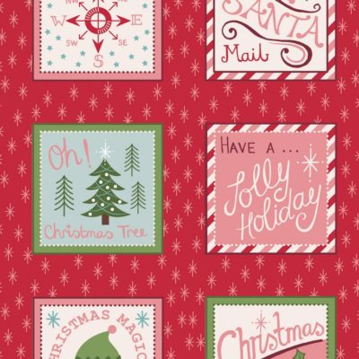 Christmas Labels Red