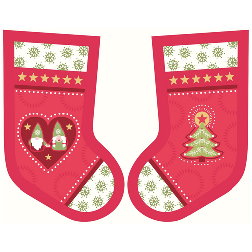 Hygge Christmas Stockings Red