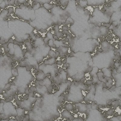 Marble print fabric in deep grey with silver metallic highlights